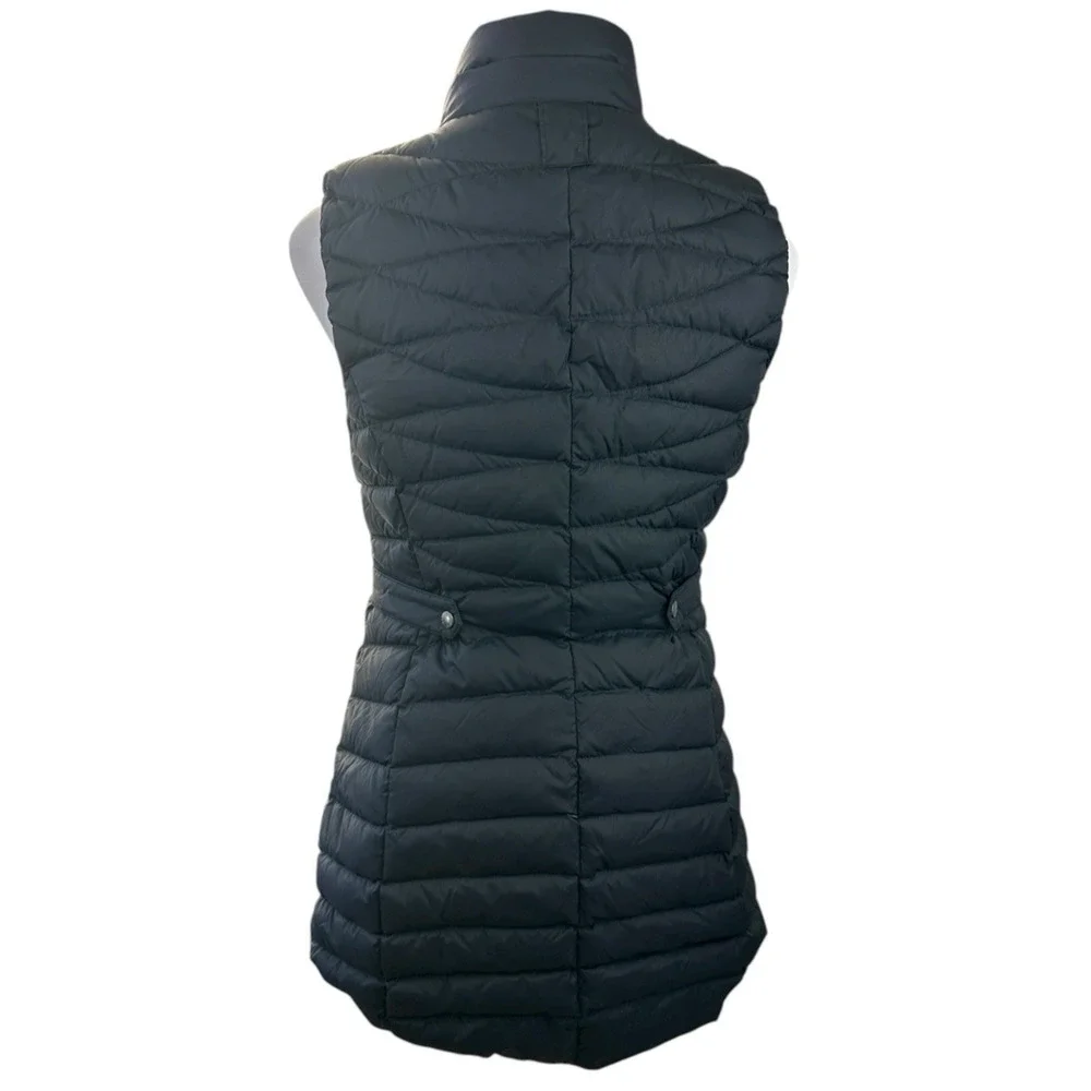 NWT Duluth Women's Cold Faithful Down Tunic Vest Full Zip Puffer in Black Medium - Picture 12 of 15